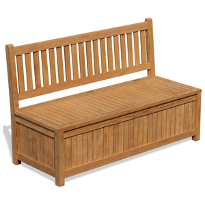 Banco de Almacenamiento para Patio de 2 Plazas, Moderno, Resistente, Ajustable, Cómodo, Fácil de Instalar, Ecológico, para Sala de Estar - Product Image 1