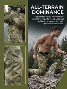 Vêtements de travail tactiques d'hiver en camouflage unisexe, en velours côtelé imperméable et respirant, multi-poches, coupe-vent, pour activités de plein air - Product Image 6