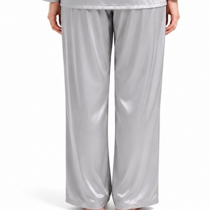 Ensemble de nuit élégant pour femme, pyjama décontracté boutonné sur le devant, vêtements de nuit classiques pour tous les jours, ensemble de nuit sur mesure long et assorti - Product Image 5