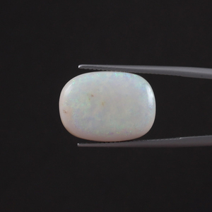 Opale naturelle blanche en vrac, 7,59 carats, taille coussin 19x14mm, certifiée IGI, cirée/huileée, bonne qualité, légère pour la vente en gros - Product Image 1