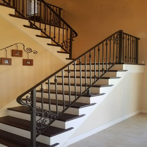Barandilla de Hierro Forjado Personalizada para Escaleras: Mejore la Decoración de su Hogar con una Arte y Diseño Únicos Hechos a Mano - Product Image 3
