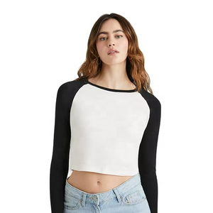 เสื้อเชิ้ตแขนยาวผู้หญิงทรงเข้ารูป ดีไซน์ครอปสั้น น้ำหนักเบา ผ้าคุณภาพดี แขนทรงเรกแลน ขายดีประจำปี 2026 - Product Image 2