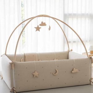[S.P Company] Newborn Nest Bedding 100% Cotton Baby Bumper <b>Bed</b> with Pigment Embroidery Lolbaby - Product Image 4
