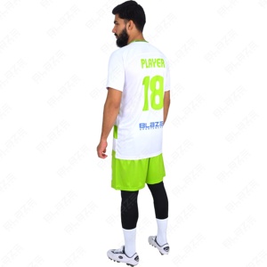 Conjunto de Uniforme de Fútbol Personalizado 100% Poliéster para Adultos Unisex, Nuevo Diseño, Secado Rápido, Transpirable, Antibacterial - Product Image 4