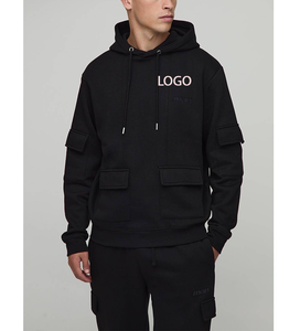 Conjunto Deportivo Personalizado con Bolsillos Funcionales Delanteros, Forro Polar Grueso, Suave y Transpirable, Logotipo Bordado, 2 Piezas - Product Image 3