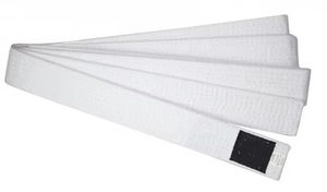 Ceinture d'arts martiaux en tissu de coton respirant, ceinture d'arts martiaux pour l'entraînement, noyau renforcé, couture durable, ceinture d'arts martiaux pour la pratique - Product Image 3