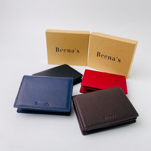 กระเป๋าสตางค์หนังแท้ผู้ชายแบบพับสั้น ป้องกัน RFID พร้อมที่หนีบเงิน กันน้ำ ผลิตจากโพลีเอสเตอร์ แฟชั่นสำหรับใช้ในชีวิตประจำวัน ลายหนังเม็ดทราย - Product Image 5