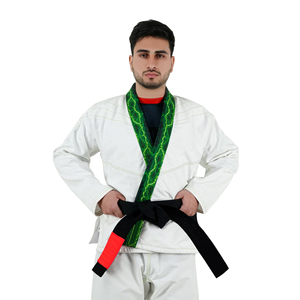 High Quality Custom Professional Brazilian Jiu Jitsu <b>Kimono</b> Uniform Custom Logo Breathable Quick Dry Light Weight 100% Cotton - Product Image 5