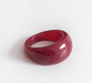 Modern Green Jade Cocktail <b>Ring</b> Unisex <b>Statement</b> Band Natural Stone Fashion Jewelry Daily Wear Gift - Product Image 2