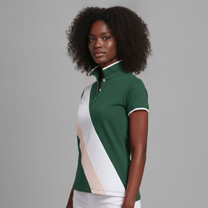 Servicio OEM, Ropa Deportiva Casual de Verano para Mujer, Ecológica, Transpirable, de Secado Rápido, 100% Algodón, para Golf, con Logotipo - Product Image 2