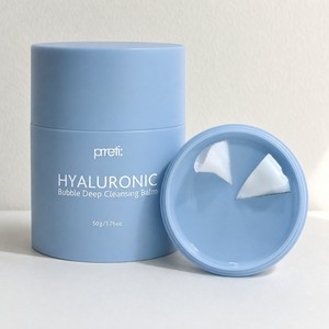 บาล์มทำความสะอาดผิวหน้า Prreti Hyaluronic Bubble Deep Cleansing Balm 50 กรัม บาล์มทำความสะอาดผิวหน้าจากเกาหลี กำจัดเครื่องสำอางค์ ขายส่ง ผลิตภัณฑ์ดูแลผิว - Product Image 4