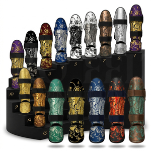 Protections de tibias de Muay Thai légères et confortables de qualité supérieure pour la boxe, le MMA, le kickboxing, entraînement, protections pour adultes et enfants - Product Image 1