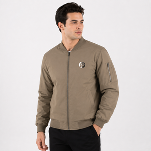 Chaqueta bomber informal para hombre con diseño elegante, tela suave y corte relajado para un uso diario con estilo, viajes y actividades al aire libre. - Product Image 1