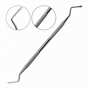 Cureta para Huesos de Acero Inoxidable Lucas Manual # 88 Instrumentos Quirúrgicos Dentales de Doble Punta de 5mm con Puntas Lisas Tipo Cuchara para Extracción Ósea - Product Image 2