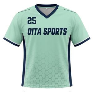 Maillot de lacrosse unisexe vert menthe en polyester, coupe athlétique, uniforme sportif, tenue de match d'équipe, vêtements de performance - Product Image 1