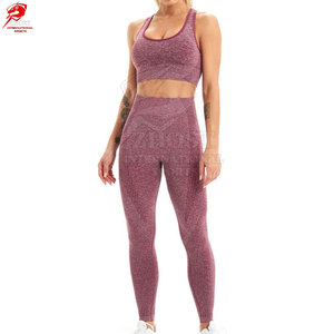 Women High Waist Yoga Set <b>Slim</b> Fit <b>Leggings</b> with Matching Sports Bra Comfortable Stretch Fit for Gym and Yoga - Product Image 2
