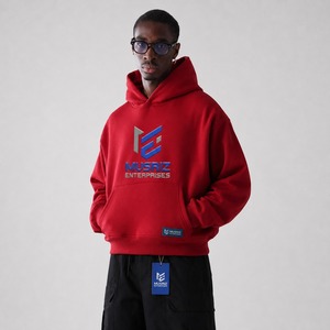 Sudadera con Capucha de Felpa Lisa, 100% Algodón, 380 g/m², Corte Regular, Clásica, Ecológica, con Logotipo Personalizado para Hombre, Venta al Por Mayor Directa de Fábrica - Product Image 4