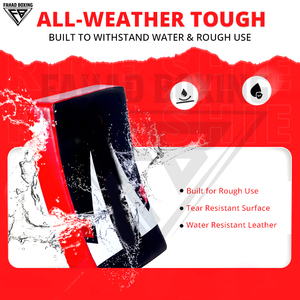 Escudo de Boxeo Rojo y Negro de Primera Calidad, Nuevo, de PVC, para Entrenamiento de Artes Marciales - Product Image 5