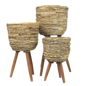 Maceta Cachepot Maceta Cestas tejidas decorativas Maceta decorativa para el hogar - Product Image 3