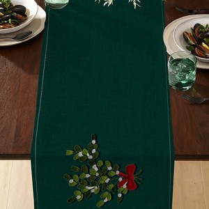 Premium Quality 100% Cotton Embroidered <b>Table</b> <b>Runner</b> For Decoration Customized Size and Design at Factory Price. - Product Image 1