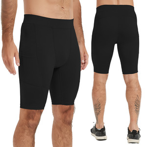 Shorts de sport pour hommes à séchage rapide, taille élastique, mi-haute, pour l'entraînement en salle de sport et la course estivale, shorts de compression – Vente chaude - Product Image 6