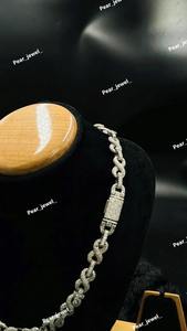 Collar de Cadena con Diamantes Clásico Más Vendido, con Piedras de Alto Brillo, Pieza de Joyería Atemporal para Moda Unisex, Disponible para la Venta - Product Image 4