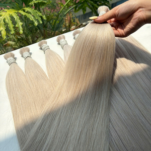 Cheveux humains blonds en gros, 100% naturels, cheveux vietnamiens de qualité supérieure, vierges, super double drawn, tendance - Product Image 3