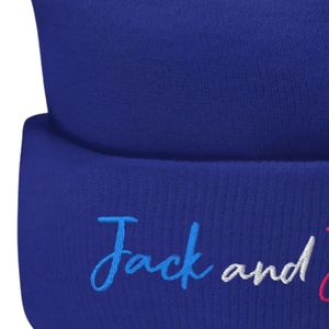 Gorro de Invierno Clásico Jack and Jill con Puño Bordado, Tejido Acanalado Cómodo, con Logotipo Personalizado para Actividades al Aire Libre - Product Image 3