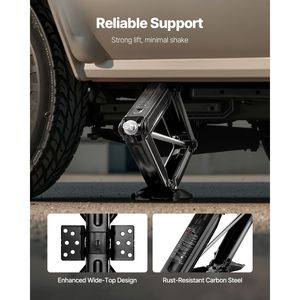 Set di 4 Martinetti a Forbice per Camper da 5000 Libbre con 23.4 Martinetti Stabilizzatori, Costruzione in Lega Resistente per Applicazioni Automobilistiche - Product Image 4