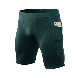 Pantalones Cortos Deportivos de Cintura Alta para Hombre, Compresión, Ciclismo, Running, Entrenamiento, Gimnasio, Secado Rápido, Casuales, Servicio OEM - Product Image 3