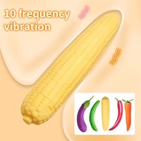 Vibrateur en forme de fruits et légumes (carotte, concombre, aubergine) BlueRabbit, vente en gros, OEM, ODM, jouets fantaisie