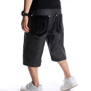 Pantalones Cortos de Mezclilla con Lavado Ácido al por Mayor, Unisex, Estilo Vintage, Holgados, de Algodón, Personalizados OEM - Product Image 2
