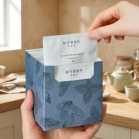 Damccot K-Health Clear Mind, Tisane anti-stress et anti-mal de tête, Sachets de thé PLA, Boîte individuelle, Exportation Corée, Carton, Durée de conservation 24 mois