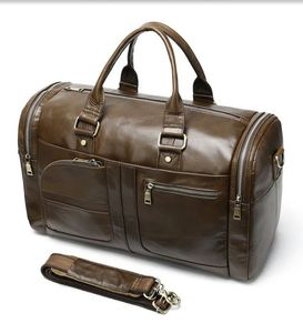 New Arrival Luxury <b>leather</b> Duffle <b>Bag</b> Adjustable Strap Zipper Closure Large Capacity Multi-Function for Travel Daily - Product Image 4