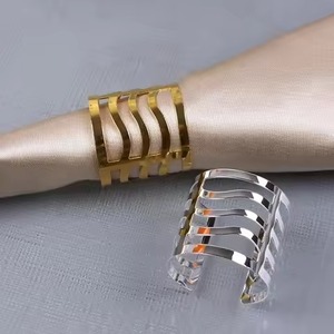 Anillo para Servilletas de Aluminio Moderno, Ecológico y Duradero para Decoración de Comedor, Decoración de Bodas, Estilismo de Banquetes, Eventos y Fiestas - Product Image 3