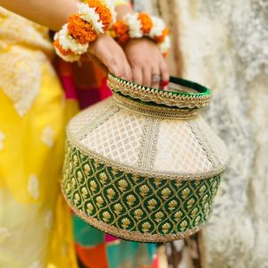 ชุดจักโก้ปัญจาบโบราณทำมือขายส่ง ของตกแต่งงานแต่งงานอินเดีย ของตกแต่งงานฮาลาดี เมห์นดี งานปาร์ตี้ ทำมือ - Product Image 3