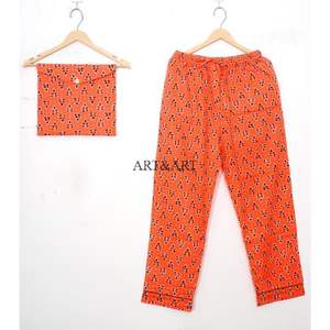 ชุดนอนผ้าฝ้ายผู้หญิง ดีไซน์ทันสมัย หรูหรา สวมใส่สบาย ระบายอากาศได้ดี ไซส์ใหญ่ ความยาวเต็มตัว มีกระเป๋า 3 ชิ้น ลายดอกไม้ - Product Image 3