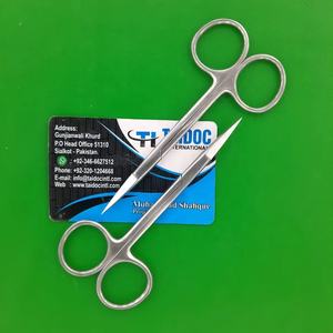 5 Tijeras Iris Premium de Acero Inoxidable de 4.5 Pulgadas, Instrumento Quirúrgico/Médico/Veterinario Recto, Incluye Pinzas de Disección - Product Image 6