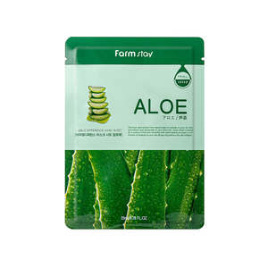 Mascarilla Facial Hidratante de Aloe Vera Farmstay, 10 Unidades, Diferencia Visible, Ingredientes Herbales - Product Image 1