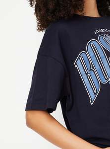 Camiseta para Mujer de Alta Calidad, Transpirable, con Remaches Cortos, Marca de Moda, Talla Grande, 190g, Algodón con Spandex, Verano - Product Image 2