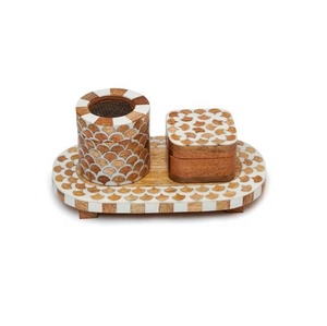 2026 Meilleure vente qualité artisanat Acacia bois Mubkhar avec coffret acrylique luxe arabe Bakhoor brûleur d'encens de l'inde - Product Image 3
