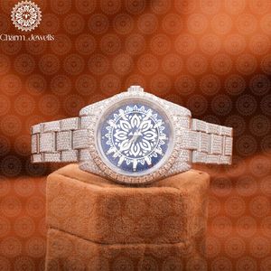 Montre de luxe pour femme Charm_Jewells avec bracelet en acier inoxydable, cadran rond, mouvement à quartz analogique, 38 mm, bijoux de mode - Product Image 5