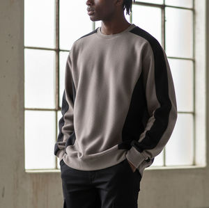 Sweat-shirt personnalisé unisexe en molleton 100 % coton épais, doublé, respirant, coupe oversize, épaules tombantes, écologique, pour l'hiver - Product Image 3