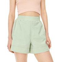 Pantalones Cortos Deportivos Lulu, Nueva Colección, Secado Rápido, Transpirables, Ecológicos, Microelásticos, Color Sólido, 100% Poliéster, para Mujer