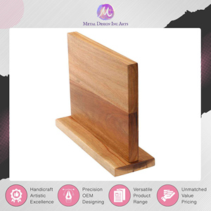 Porte-couteaux magnétique brun foncé de qualité supérieure pour ustensiles de cuisine, provenant d'un fournisseur indien de premier plan - Product Image 2