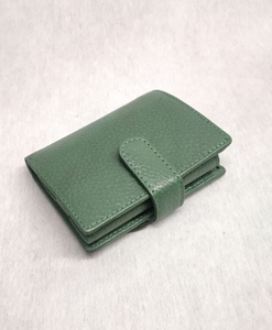 Factory Direct Wholesale Custom Card Holder Metal Push Button Coin Zipper <b>Wallet</b> <b>Man</b> Purse Tri Fold India <b>RFID</b> Vintage Daily Use - Product Image 5