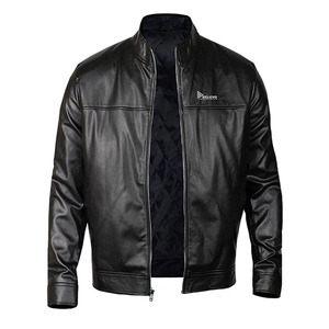 Pure Black Provide <b>Leather</b> <b>Jackets</b> For Men High Street 2026 <b>Winter</b> <b>Leather</b> <b>Jacket</b> Men <b>Leather</b> Plus Size Low Price - Product Image 3