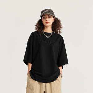 T-shirt pour homme, sport, personnalisé, gym, course à pied, fitness, grande taille, t-shirt en coton, imprimé, 230g, t-shirt surdimensionné, vente en gros - Product Image 4