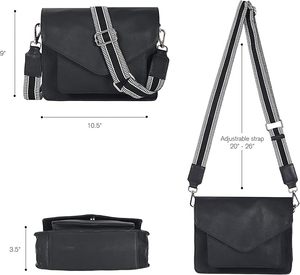 Bolsos de Mano y Bolsos Cruzados de Cuero Genuino Elegantes para Mujer, al por Mayor, OEM, con Logotipo y Color Personalizados, de Alta Calidad para Eventos y Salidas - Product Image 3