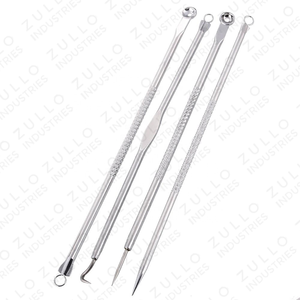 Aguja Profesional de Acero Inoxidable para Acné, Herramienta de Extracción de Puntos Negros, Extractor de Espinillas Multifunción, Equipo de Belleza - Product Image 3
